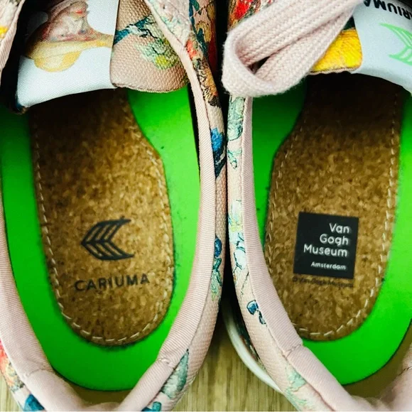 Cariuma Limited Edition Pink Van Gogh Sneakers Sz 9 - Picture 5 of 7